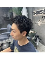 デン 仙台店(DEN)&nbsp;フェザーパーマ/スパイキーショート[榴岡/メンズ/理容室]