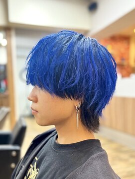 イエローコーン 横浜店(YELLOW CORN) 深海【派手髪/原色カラー】