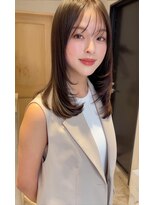 ノイ 銀座(noi)&nbsp;韓国ヘア／ミディアム/レイヤーカット／前髪カット