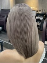 アポロ 横浜駅店(apollo)&nbsp;xカラー/ホワイトグレージュ/レイヤーカット/チェリーブラウン