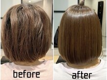 ハクバイジェービー 稲毛(hak by jb)の雰囲気(うねり・パサつき◎カット+カラー+"最新髪質改善トリートメント")