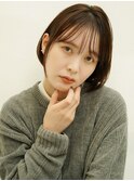 ボブ/前髪シースルー