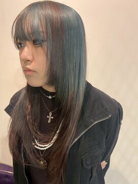 ブリックバイブレイス 千葉 千葉中央(brick by brace) 千葉駅/着物ヘア/大人ガーリー/ダークアッシュ/似合わせカット