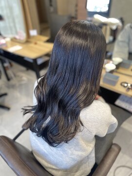 フィエルウメダ(Fier umeda) ツヤツヤ透明感アッシュグレージュカラー//