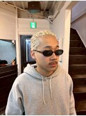 MEN’S HAIR/サーフカール/刈り上げセンターパート/心斎橋