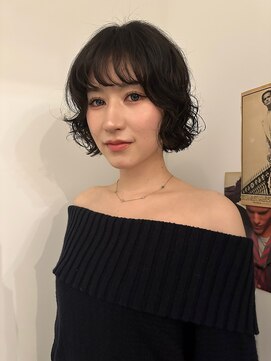 ニーム(nimes) 黒髪パーマ/パーマ/ドライパーマ/ボブパーマ