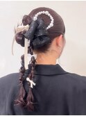 ヘアセット/お呼ばれ/くるみちゃんヘア/似合わせ/顔周り/小顔