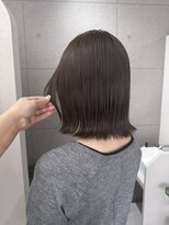 ウニュ(unu.)&nbsp;ブリーチなしグレージュ×結べるボブスタイル