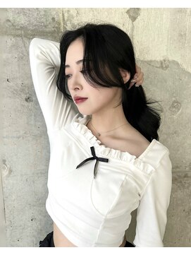 アロ 大阪梅田(alo) 【藤田真由】前髪長め顔まわりカット