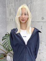 ソヨン 西小倉店(SOYON) リタッチのみで繋げる抜きっぱなしのブロンドヘア