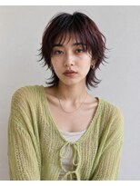 ソファ 仙台(Sofa)&nbsp;ショートウルフ×艶ボルドーブラウン