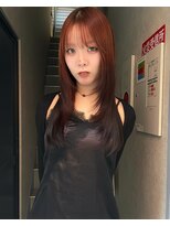シロ(siro)&nbsp;顔周りレイヤーとレッドルーツカラー