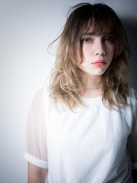 カバーヘアアンドスパ ブリス 浦和(COVER HAIR&SPA bliss) *bliss浦和*外国人風グラデーションカーラーのルーズセミディw