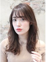 アフロート ルヴア(AFLOAT RUVUA)&nbsp;AFLOAT RUVUA新宿京佳『ダークトーンのツヤ感ショコラブラウン』