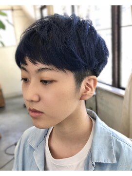 モワ 仙台(Mois) 【mois】ネイビーショート  (仙台／青葉区）