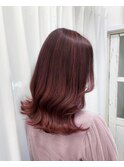 【大人気韓国ヘア】ヌナセミディ×ラベンダーピンク
