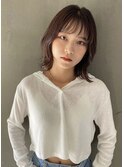 ナチュラル 切っぱなしボブ