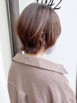 ニット 銀座(knit) 《knit銀座》大人可愛い20代30代40代ウルフショート丸み前下がり