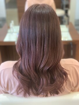 ヘアーアンドエステ ハラダ 滝ノ水店(Hair&Esthe Harada) ピンクブラウン