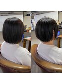 かわいいモテ髪シンプル耳かけショート学生【カミケン方木田店】