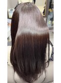 髪質改善酸性ストレートで艶髪　似合わせカット