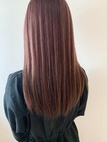 グロウ 大井町(grow)&nbsp;《grow 大井町》ダブルカラー×髪質改善　モードなレッドロング