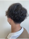 波ウェーブパーマ