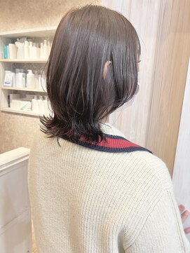 キャアリー(Caary) 福山Caary話題の酸性ストレートスッキリくびれセミディ20代30代