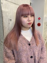 ミルクティーベージュカラーハイトーンカラーケアブリーチカラー