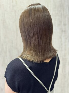 テトテ 門戸厄神店(tetote) 【tetote門戸厄神】外はねレイヤーカット/ハイトーンカラー