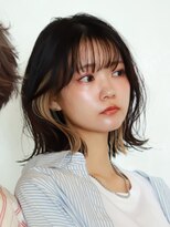 オーシャントーキョー サニー 原宿(OCEAN TOKYO Sunny)&nbsp;レイヤーカットくびれヘア切りっぱなしボブ外はねボブ