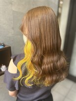 トムキャット(TOM CAT)&nbsp;ゴールドベージュ×イエローインナーカラー