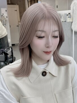 ジィルム(XELM) 透明感ミルクティーブリーチ【高崎/高崎駅/高崎駅西口】