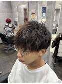 滋賀/南草津/メンズ美容室/波巻きツイストスパイラルパーマ