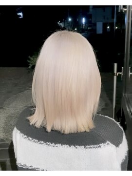 ルプラ ガーデン(le-pla garden) レイヤーボブ#ホワイトベージュ#ダブルカラー#豊橋#豊川#田原