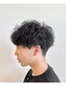 【瀬山限定クーポン】men'sカット+シャドウパーマ