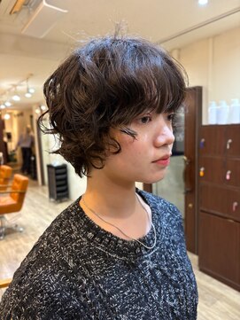 アンヴォーグ(en VOGUE) ショートボブ×パーマ