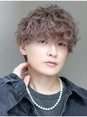 ツイストスパイラルパーマスパイラルパーママッシュウルフ