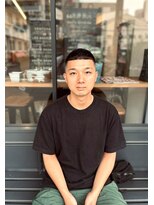 クフィア メンズヘアー カンポ 難波店(CUFFIA MEN'S HAIR CAMPO)&nbsp;韓国マッシュアップバング短髪ツーブロックマッシュ