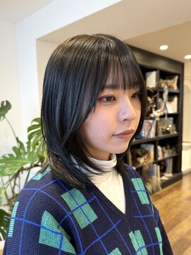 シアン ヘア デザイン(cyan hair design) 【cyan】ナチュラルウルフ