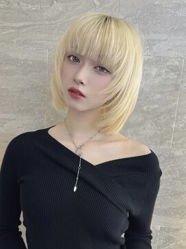 ロンドソレイユ 池袋(Lond soleil) くびれヘア/顔周り/韓国/ボブ/レイヤーカット/前髪/カラー/池袋