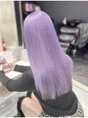 くびれヘアアプリコットオレンジハイライトカラーブルーカラー