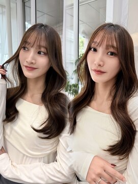 レイリー 原宿 表参道(Rayreee) 韓国風シースルーバング×ナチュラルレイヤー