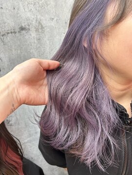 クロト(Clotho) イヤリングカラー/ダブルカラーブリーチハイライト白髪染め