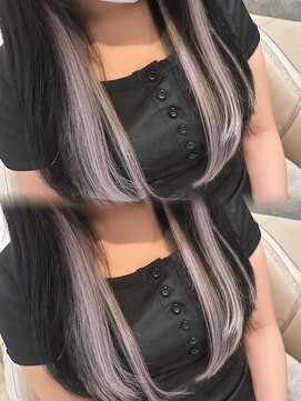 インナーカラー風エクステ