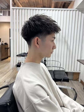 池袋アップバングスパイキーショート◎[池袋メンズ美容室］