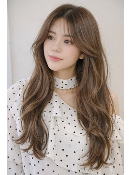 ソヨン 横浜店(SOYON) 韓国レイヤー/ベージュ/顔まわりカット　横浜駅/横浜