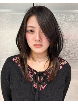 ノラ ウメダ(NORA UMEDA) 流しバンクレイヤーカットグランジY2Kヘア平成スタイル
