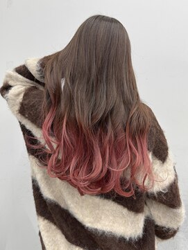 アライブ キチジョウジ(ALIVE Kichijoji) 【ALIVE吉祥寺】ピンクグラデーションカラーココアベージュ