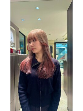 アース エレガンス 吉祥寺店(EARTH Elegance) ニュアンスピンクの透明感レイヤー